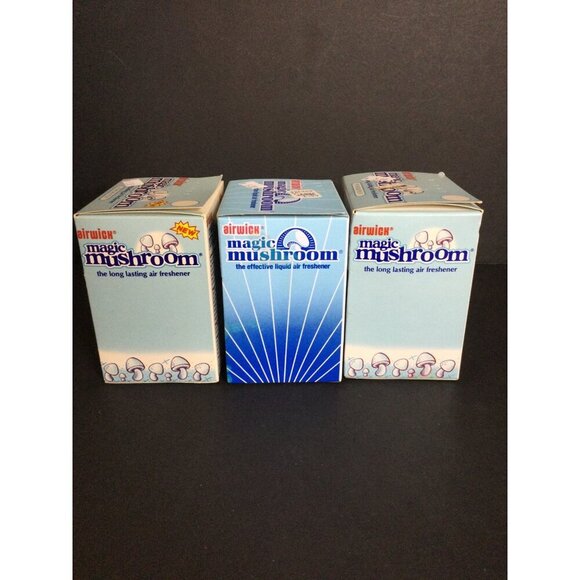 Vintage Airwick Magic Mushroom Lot of 3 Air Fresheners - Picture 8 of 9